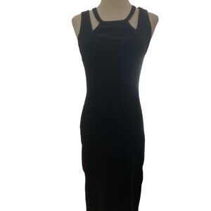 t.la Anthology Rib Black cut out Sleeveless Dress size S